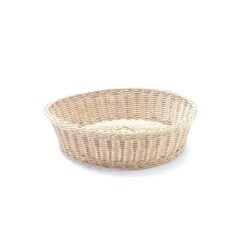 Kosz na pieczywo - okrągły - Ø 400x90 mm - beżowy | Hendi 426920