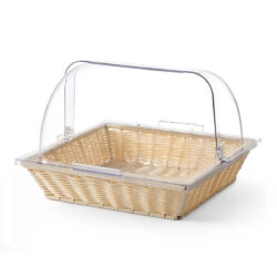 Kosz na pieczywo Roll top GN 2/3 - 365x365x245 mm | Hendi 426968