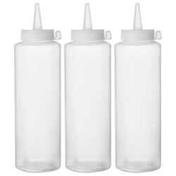 Zestaw 3 dozowników do zimnych sosów - 0,7 L | Hendi 557952