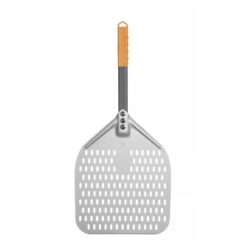 Łopata do pizzy - perforowana - 660x300x15 mm | Hendi 618097
