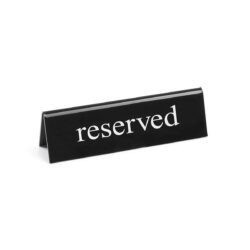 Rezerwacja stołu - RESERVED - 130x30x38 mm | Hendi 663462