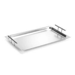 Taca serwingowa - 530x325x70 mm - stal nierdzewna | Hendi 809181