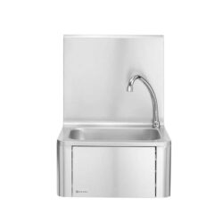 Umywalka z obsługą kolanową i dozownikiem na mydło | Hendi 810309