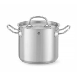 Wysoki garnek z pokrywką - 32 L - Kitchen Line | Hendi 837139