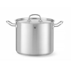 Wysoki garnek z pokrywką Kitchen Line - 9 l - Ø 240 mm | Hendi 837306