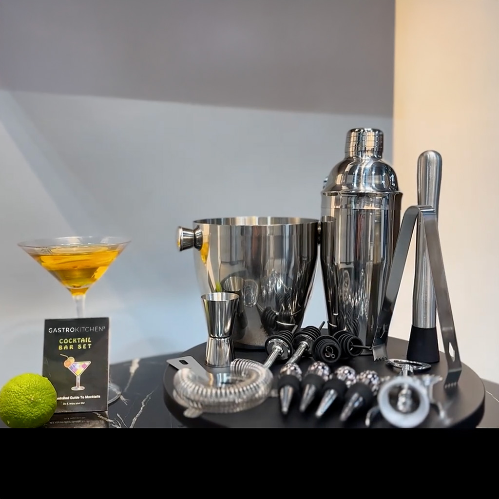 Zestaw barmański shaker do napojów - 16 szt. | Gastrokitchen