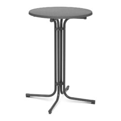 Stół barowy - szary - składany - Ø70 cm - 110 cm | RC-BIS70FG