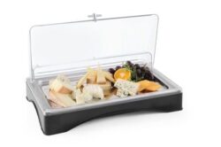 Witryna chłodnicza GN 1/1 - 555x357x175 mm | Hendi 424186