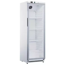 Szafa chłodnicza - 400 L - drzwi szklane - biała | Maxima 09405018