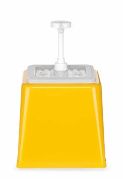 Dozownik musztardy - sosów - 2,5 L - żółty | Hendi 203538