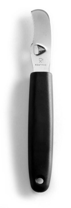 Nóż dekoracyjny do cytrusów - 175 mm - czarny | Hendi 856055