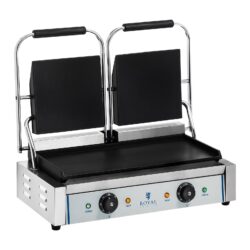 Podwójny grill kontaktowy – gładki – 2x1800 W | RCКG-3600-F