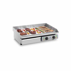 Elektryczna płyta grillowa - 72,5 cm - gładka - 2 x 2,2 kW | RCEG-75