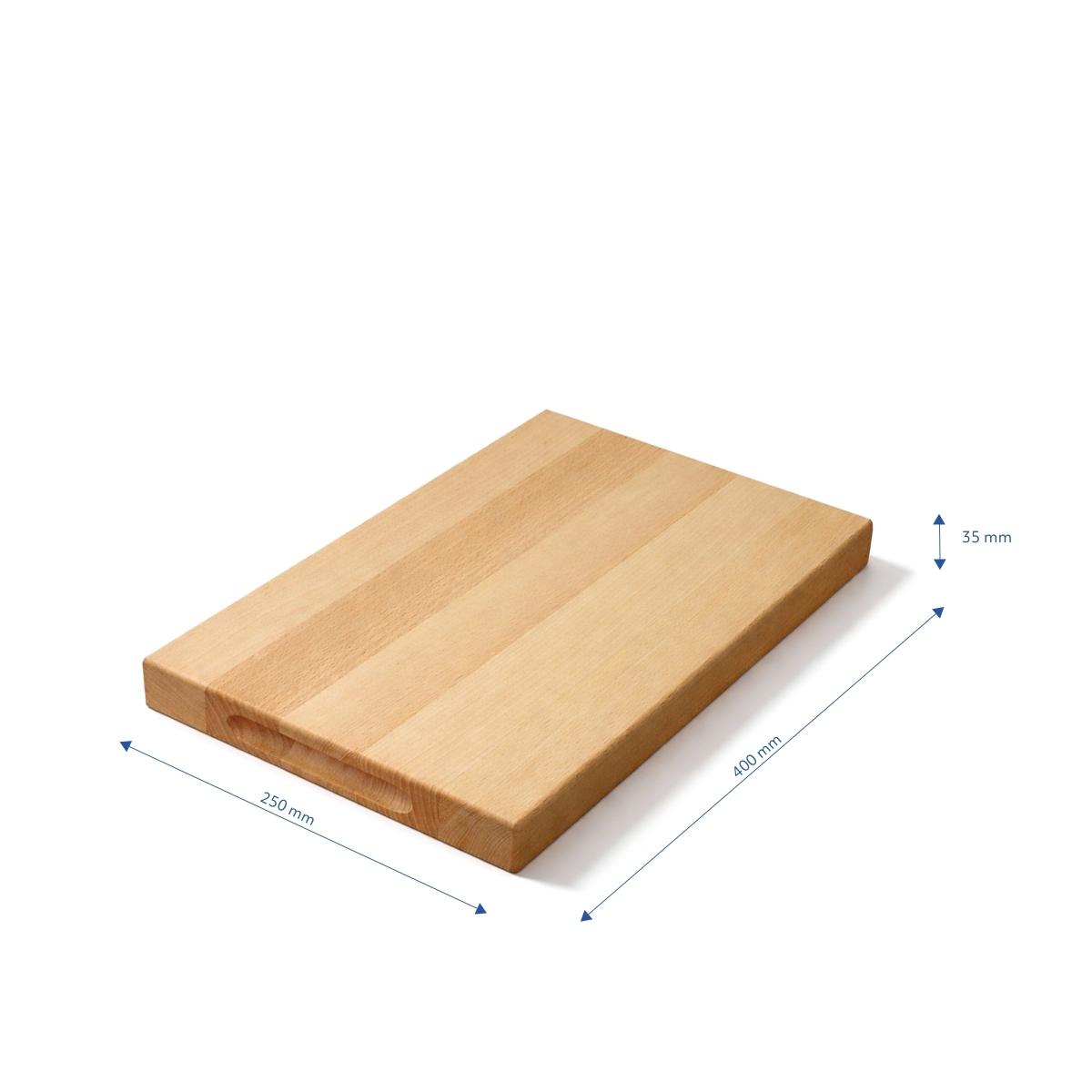 Drewniana deska do krojenia - 40x25x3,5 cm | Gastrokitchen