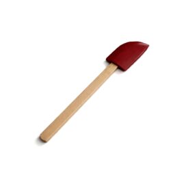 Szpatułka silikonowa z drewnianym uchwytem - 29 cm | Gastrokitchen