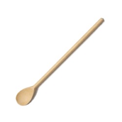 Łyżka drewniana - 50 cm - owalna | Gastrokitchen