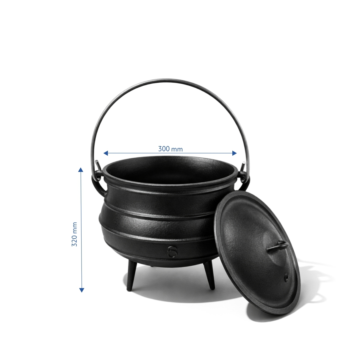 Kociołek żeliwny - 13,5 L - Ø 32 cm | Gastrokitchen