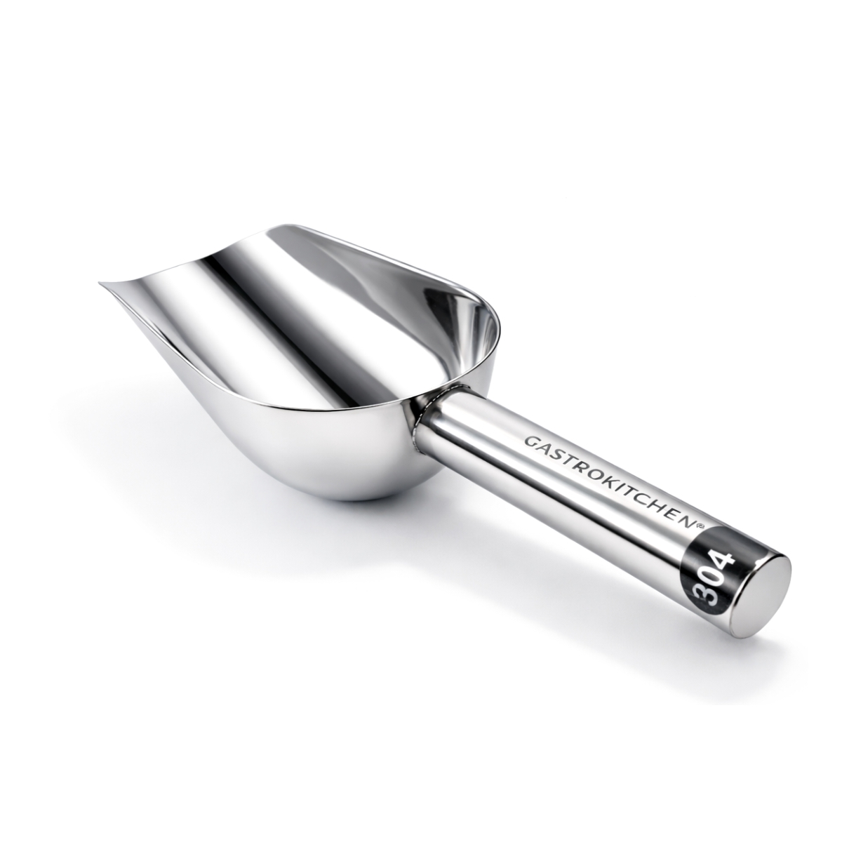 Stalowa łopatka do produktów sypkich - rozmiar S - 13,3 × 7,8 cm | Gastrokitchen