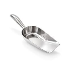 Stalowa łopatka do produktów sypkich - 14 x 8 cm | Gastrokitchen