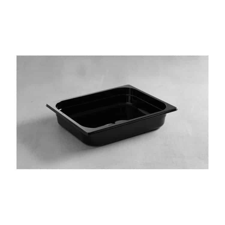 GN 1/2 - 65 mm - POLIWĘGLAN - czarny | Hendi 862438