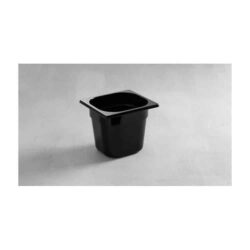 GN 1/6 - 150 mm POLIWĘGLAN - czarna | Hendi 862711