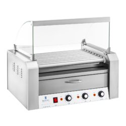 Grill do parówek - 9 wałków - szuflada do podgrzewania | RCHG-9WO