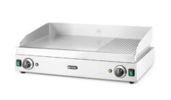 Płyta grillowa - 72 cm - gładka/ryflowana - Profi Line | Hendi 203163