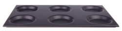 Aluminiowa tacka z formami GN 1/1 - powłoka nieprzywierająca | Hendi 808757
