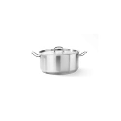 Niski garnek z pokrywką - 12 L - Ø 320 mm - Kitchen Line | Hendi 836040