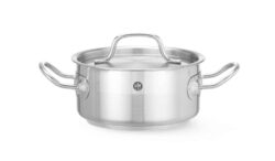 Garnek niski z pokrywką - 1,5 L - Profi Line | Hendi 830000
