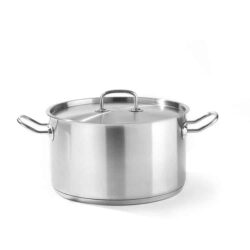 Garnek średni z pokrywką - 9,5 L - Ø 280 mm - Kitchen Line | Hendi 836408
