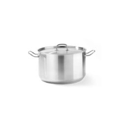 Garnek średni z pokrywką - 15 L - Ø 320 mm - Kitchen Line | Hendi 836507