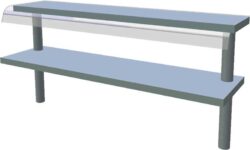 Higieniczna osłona z półką T-HZ-2