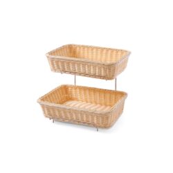 Koszyk na pieczywo - 2 szt. z ramą | Hendi 561201