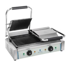 Grill kontaktowy - 2 x 1800 W - ryflowany - 2.0 | RCKG-3600-G