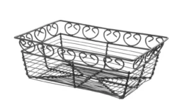 Koszyk na pieczywo - prostokątny - 230x150x80 mm | Hendi 425855