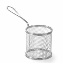 Koszyk na smażone przekąski okrągły - Ø 90 mm | Hendi 426449