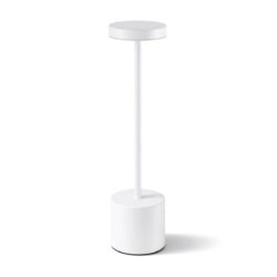 LED lampa stołowa USB – ładowalna – 3 odcienie bieli – biała | Gastrokitchen