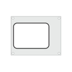 Matrica do zgrzewarki Hendi - 1-częściowa tacka 187x137 mm | Hendi 805664