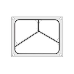 Matrica do zgrzewarki Hendi - 3-częściowa taca 227x178 mm | Hendi 805626