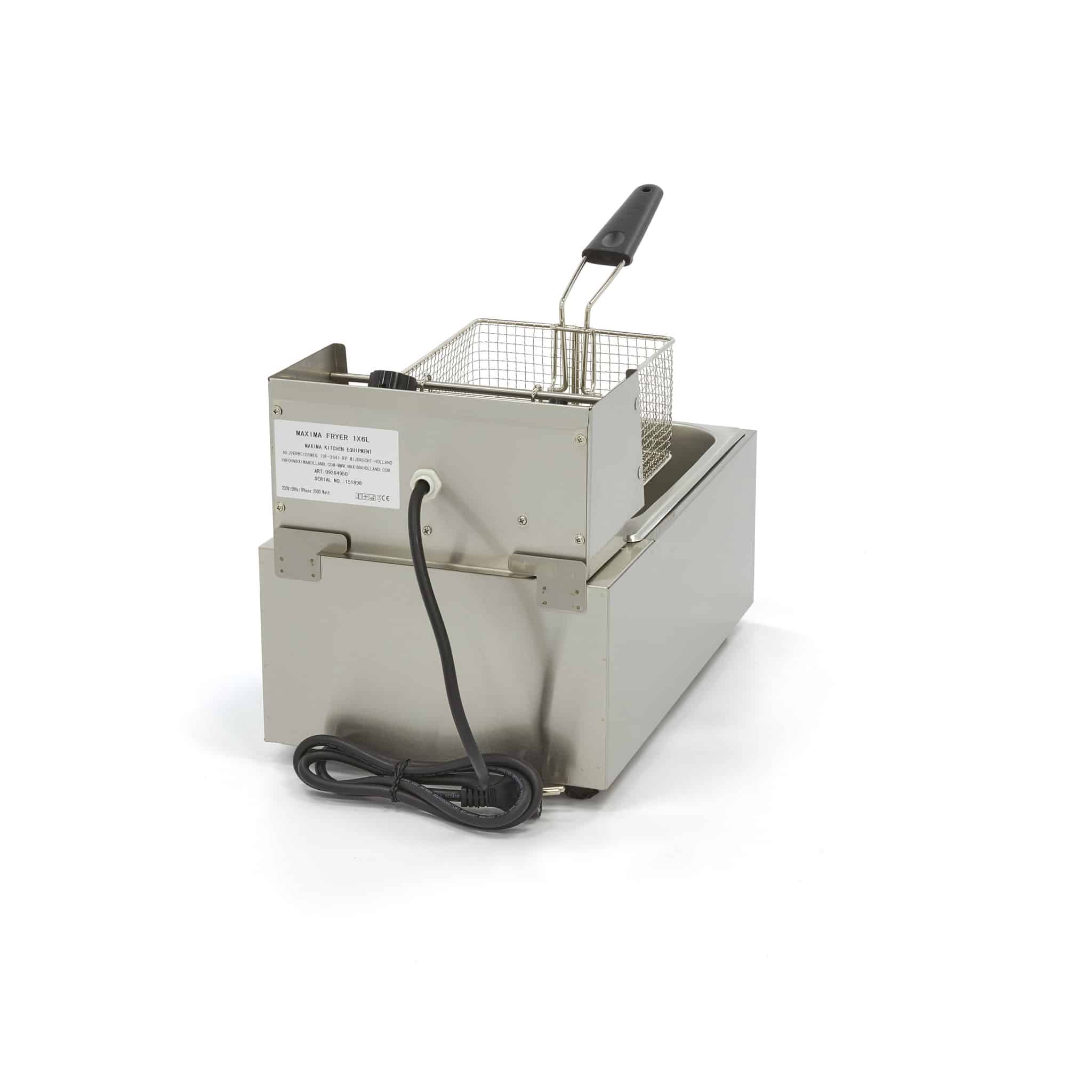 Frytownica elektryczna - 1 x 6 L - 2500 W | Maxima 09364950