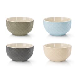 Porcelanowa miska Karo - 550 ml - zestaw 4 szt.