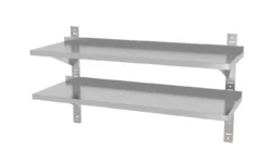 Półka ścienna - 2 półki - 1000x300x600 mm | Hendi 811726