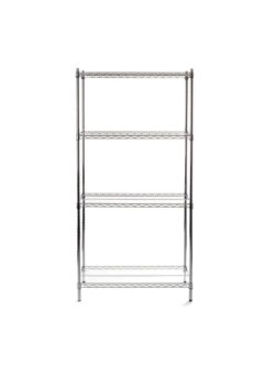 regal gastronomiczny gastronomiczny regulowany - 4 półki - 183x91x45 cm - 125 kg | Hendi 812259