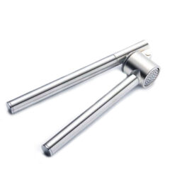 Nierdzewny wyciskacz do czosnku z wyjmowaną głowicą 18cm | Gastrokitchen