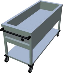 Wózek grzewczy na GN T-AVV-1Z 4GN