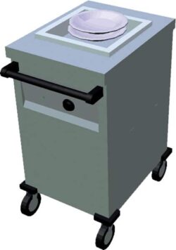 Wózek podgrzewający do talerzy T-OVNT-1