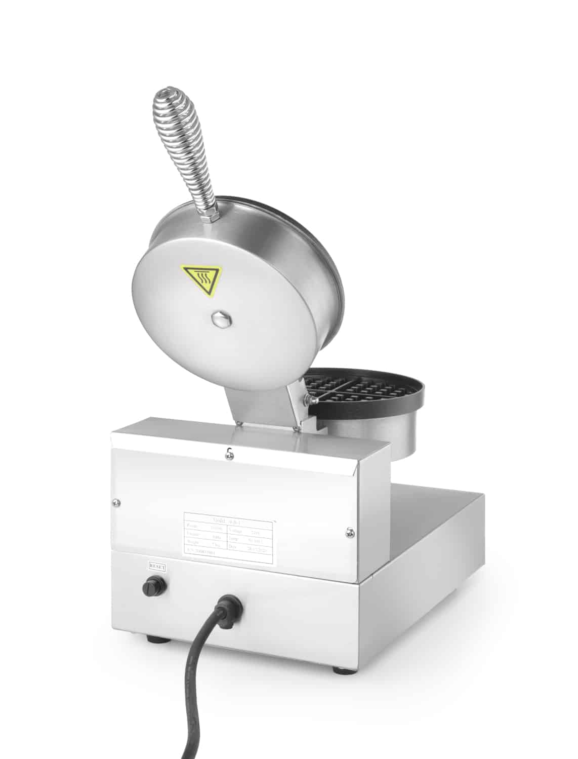 Okrągła gofrownica do gofrów belgijskich - 1000 W | Hendi 212172