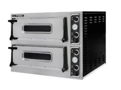 Piec do pizzy 4 + 4 Ø 32 cm - 9400W - 400V | Prismafood BASIC 44