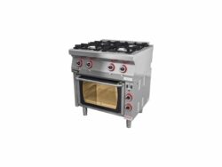 Kuchenka gazowa z piekarnikiem elektrycznym | 700.KG-4/PE-1